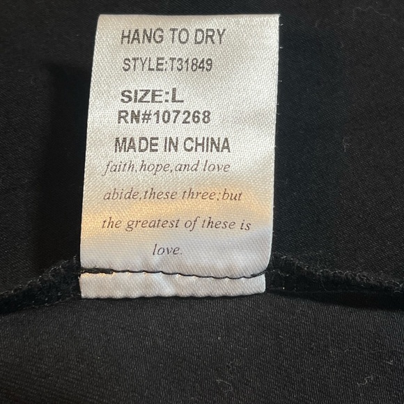 Gracia Faux Leather Back Zip Shirt Balloon Puff Sleeves Flair Waist - Picture 6 of 6